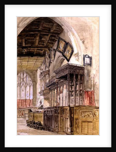 St. Mary's Church, Richmond by William Callow