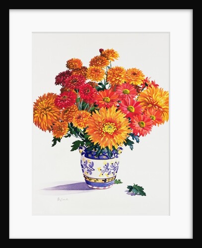 October Chrysanthemums by Christopher Ryland