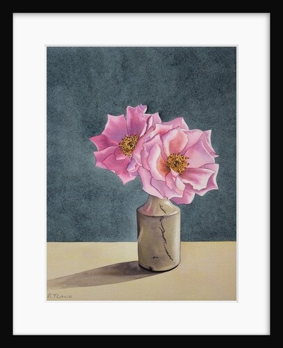 Two Late Roses, 2014 by Christopher Ryland