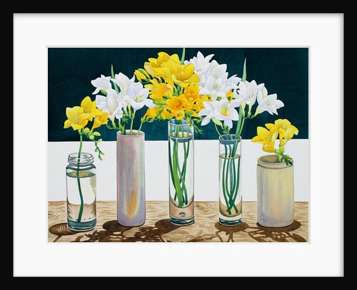 Still Life Freesias, 2015 by Christopher Ryland