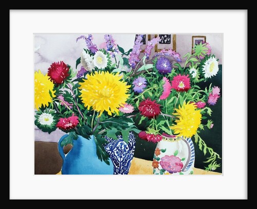 Interior with Asters by Christopher Ryland