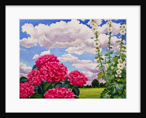 Flowers at the edge of a meadow, 2008 by Christopher Ryland