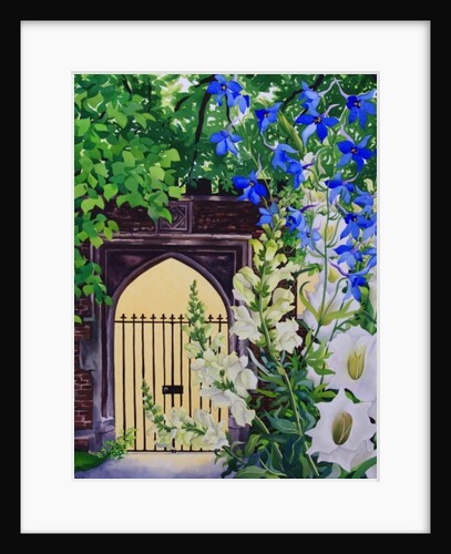 Flowers by a sunlit gateway, 2008 by Christopher Ryland