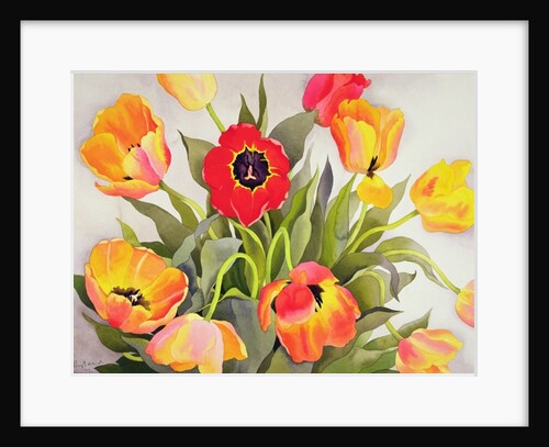 Orange and Red Tulips, 1992 by Christopher Ryland