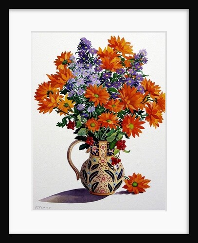 Orange Chrysanthemums by Christopher Ryland