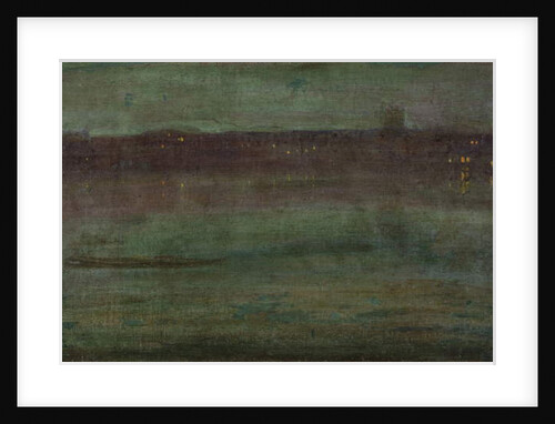 Nocturne, Battersea Reach, London by Walter Greaves