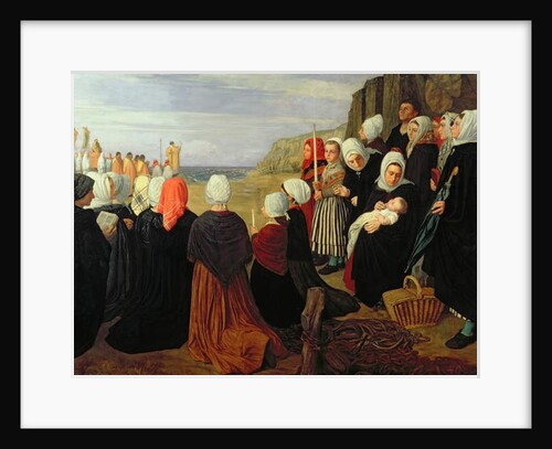 Blessing the Sea, 1872 by Alphonse Legros