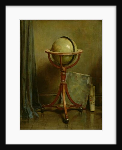 Globe and Maps, 19th-20th century by Ernest Leopold Sichel