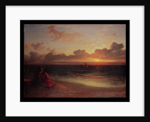 Sunset, mid 19th century by Francis Danby
