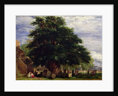 Darley Churchyard, 1850 by David Cox