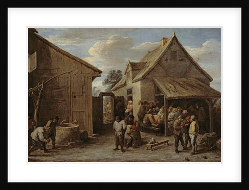 The Yard of an Inn, 1650-60 by David the Younger Teniers