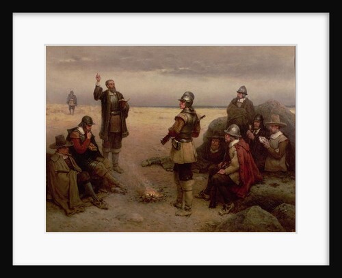 The Landing of the Pilgrim Fathers, 1620, 1869 by George Henry Boughton
