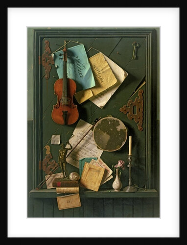 The Old Cupboard Door, 1889 by William Michael Harnett