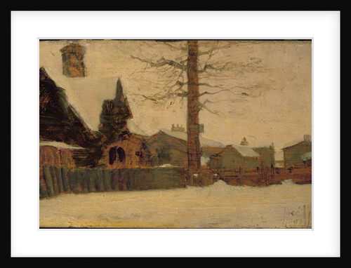 Winter Scene by Ludwig Munthe