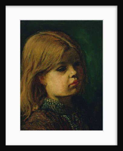 Head of a Girl by John Everett Millais