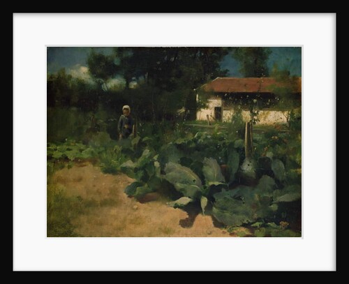 A French Kitchen Garden, 1883 by William Edward Stott