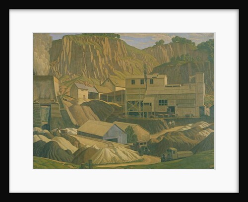 Derbyshire Quarry, 1937 by Walter Bell