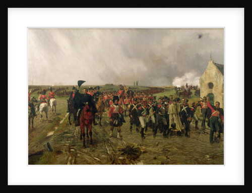 Wellington's March from Quatre Bras to Waterloo, c.1878 by Ernest Crofts