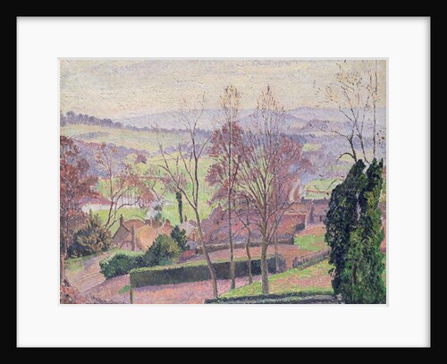 A February Morning, East Knoyle, Wiltshire, 1917 by Lucien Pissarro
