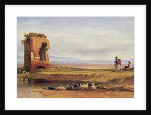 Buon Ricovero, In the Roman Campagna, Italy, 1878 by Edward Lear