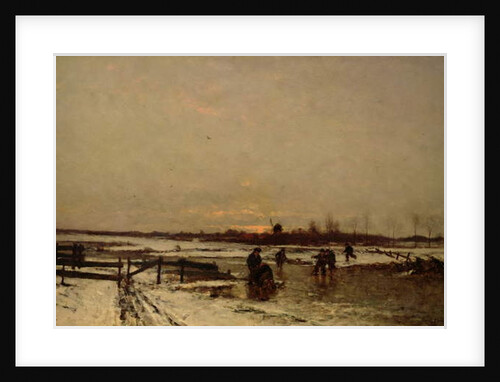 Winter Scene by Ludwig Munthe