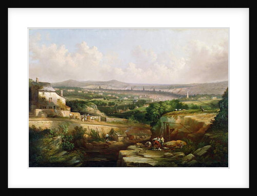 A View of Sheffield from Psalter Lane, c.1850 by J. McIntyre