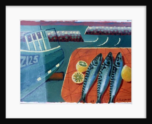Three Mackerel by Sara Hayward