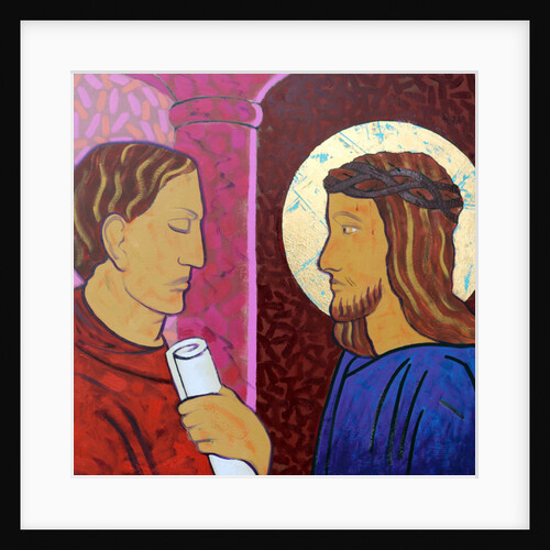 Jesus is condemned, 2017 by Sara Hayward