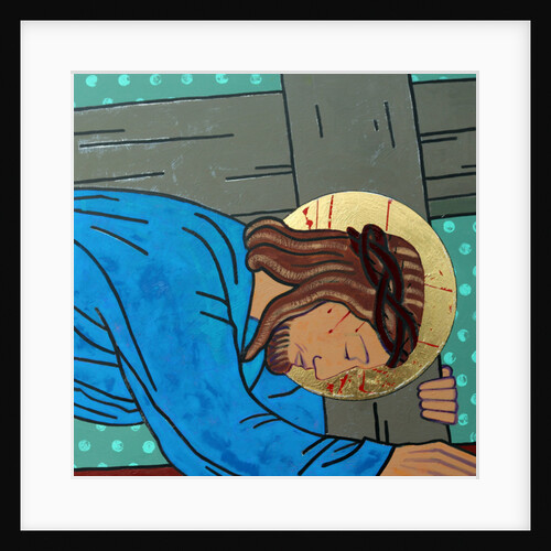 Jesus falls, 2017 by Sara Hayward