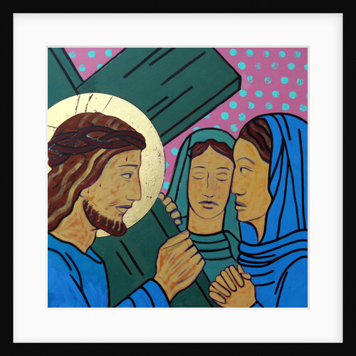 Jesus & the women of Jerusalem, 2017 by Sara Hayward