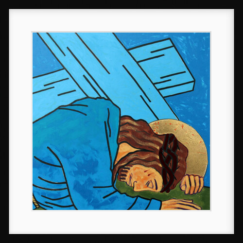 Jesus falls, 2017 by Sara Hayward