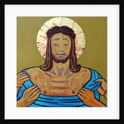 Jesus is stripped, 2017 by Sara Hayward