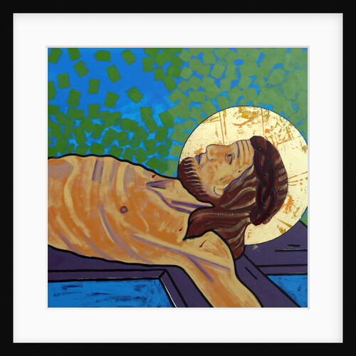 Jesus is nailed to the cross, 2017 by Sara Hayward