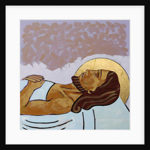 Jesus is laid in the tomb, 2017 by Sara Hayward