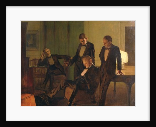 After Dinner at 110 Pembroke Road, 1927 by Frederick George Swaish