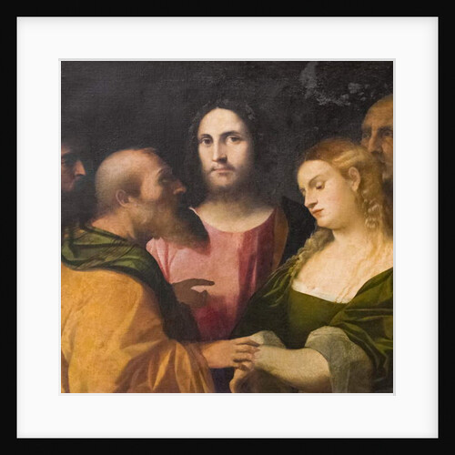 Christ and the Adulteress, 1525-28 by Jacopo Palma