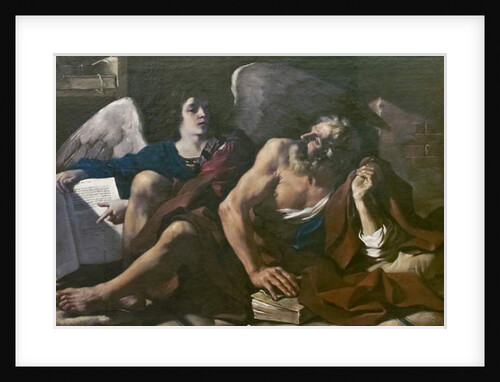 St Matthew and the Angel, 1621-23 by Guercino