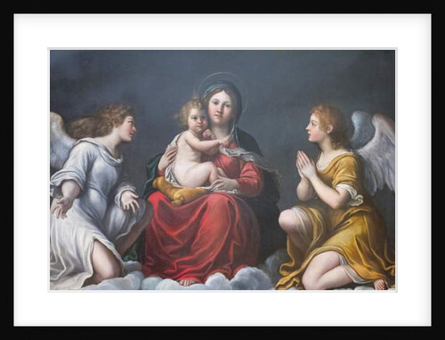 Madonna and Child with Angels by Francesco Albani