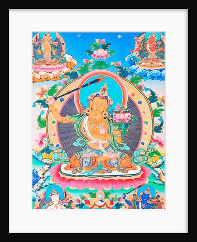 Image depicting Manjushree, the legendary creator of the Kathmandu valley by School Nepalese