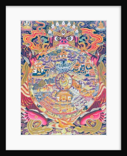 Image depicting the Wheel of life by School Nepalese