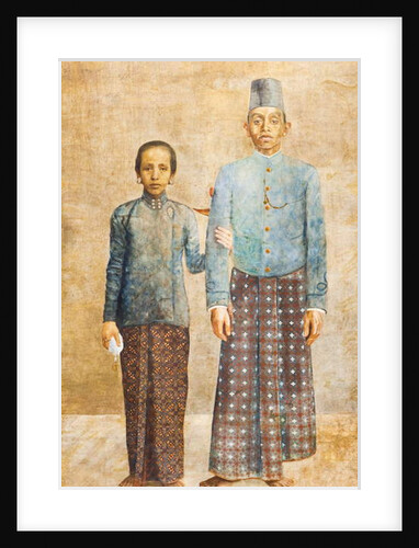 Portrait of a Javanese Nobleman and his Wife, c.1837 by Indonesian School