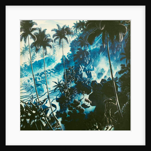 Iseh in morning light, 1938 by Walter Spies