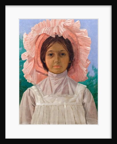 Girl with pink cap, 1904 by Osman Hamdi Bey