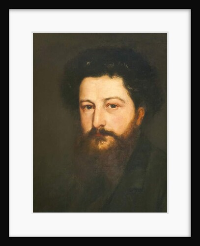 Portrait of William Morris in his thirties, c.1870 by Charles Fairfax Murray