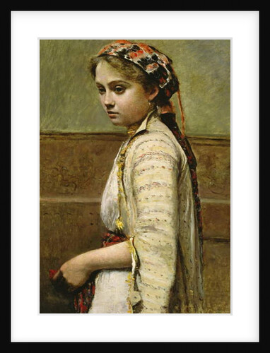 Greek Girl, Mlle. Dobigny, 1868-70 by Jean Baptiste Camille Corot
