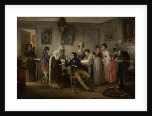 Quilting Party, 1872 by Henry Bacon