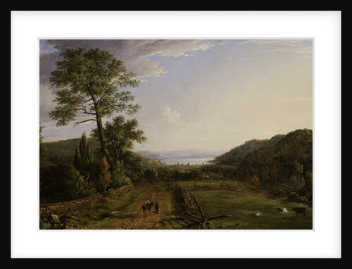 Country Lane to Greenwood Lake, 1846 by Jasper Francis Cropsey