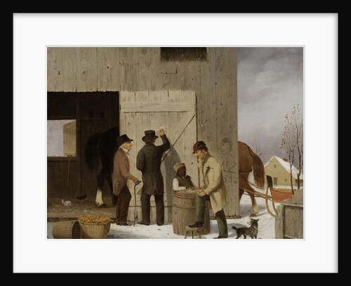 Selling Corn, Settling the Bill, 1852 by George Henry Durrie