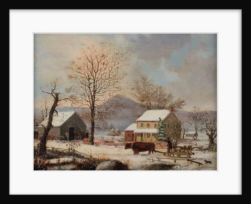 Winter Scene, 1830-60 by George Henry Durrie