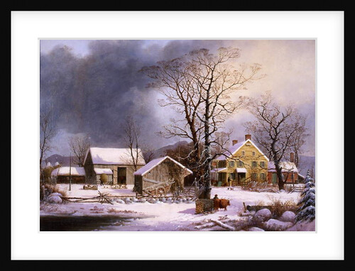 Winter in the Country, 1862 by George Henry Durrie